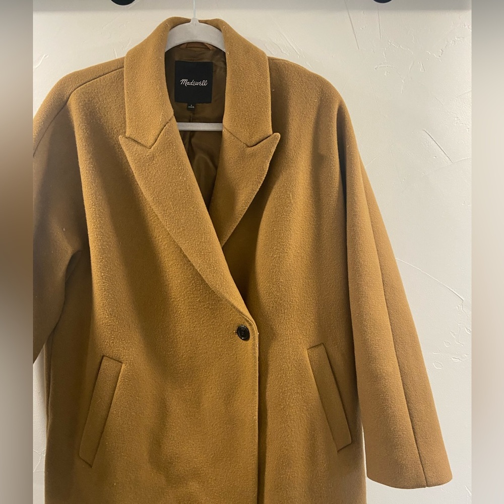 Madewell Camel Coat - Picture 2 of 8